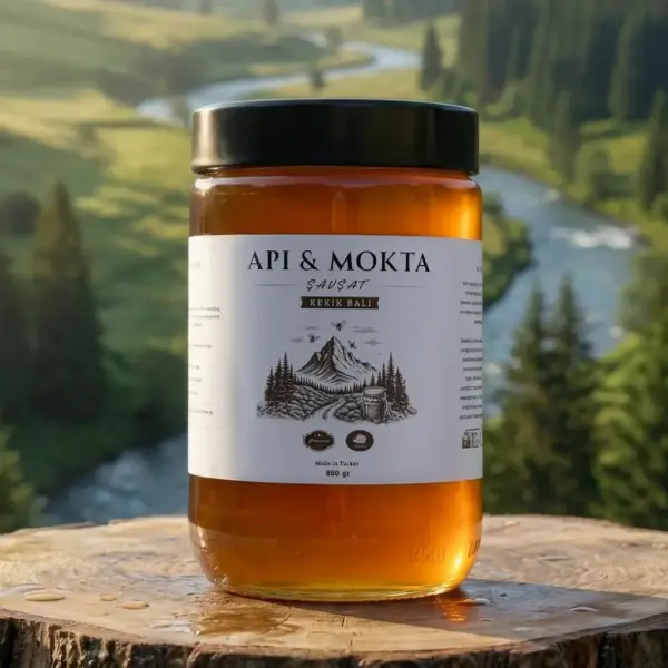 Api&Mokta 850 Gr Kekik Balı Katkısız, Doğal Artvin Şavşat Balı