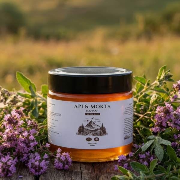 Api&Mokta 500 Gr Kekik Balı – Artvin Şavşat'ın Katkısız Doğal Balı