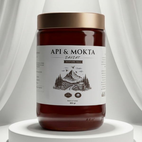 Api&Mokta 850 Gr Kestane Balı – Yoğun Aromalı, Katkısız Şavşat Balı