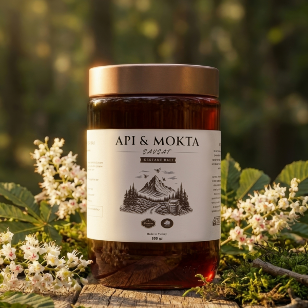 Api&Mokta 850 Gr Kestane Balı – Yoğun Aromalı, Katkısız Artvin Balı