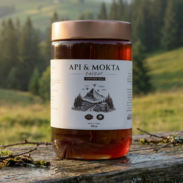 Api&Mokta 850 Gr Kestane Balı – Yoğun Aromalı, Katkısız Şavşat Balı
