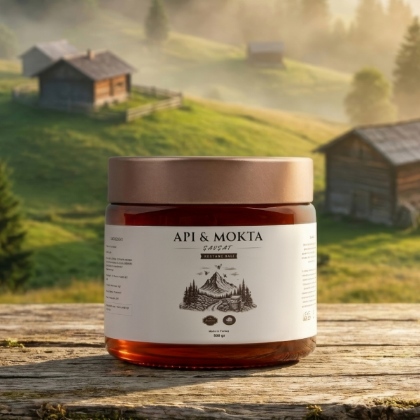 Api&Mokta 500 Gr Kestane Balı – Artvin'in Katkısız Doğal Balı
